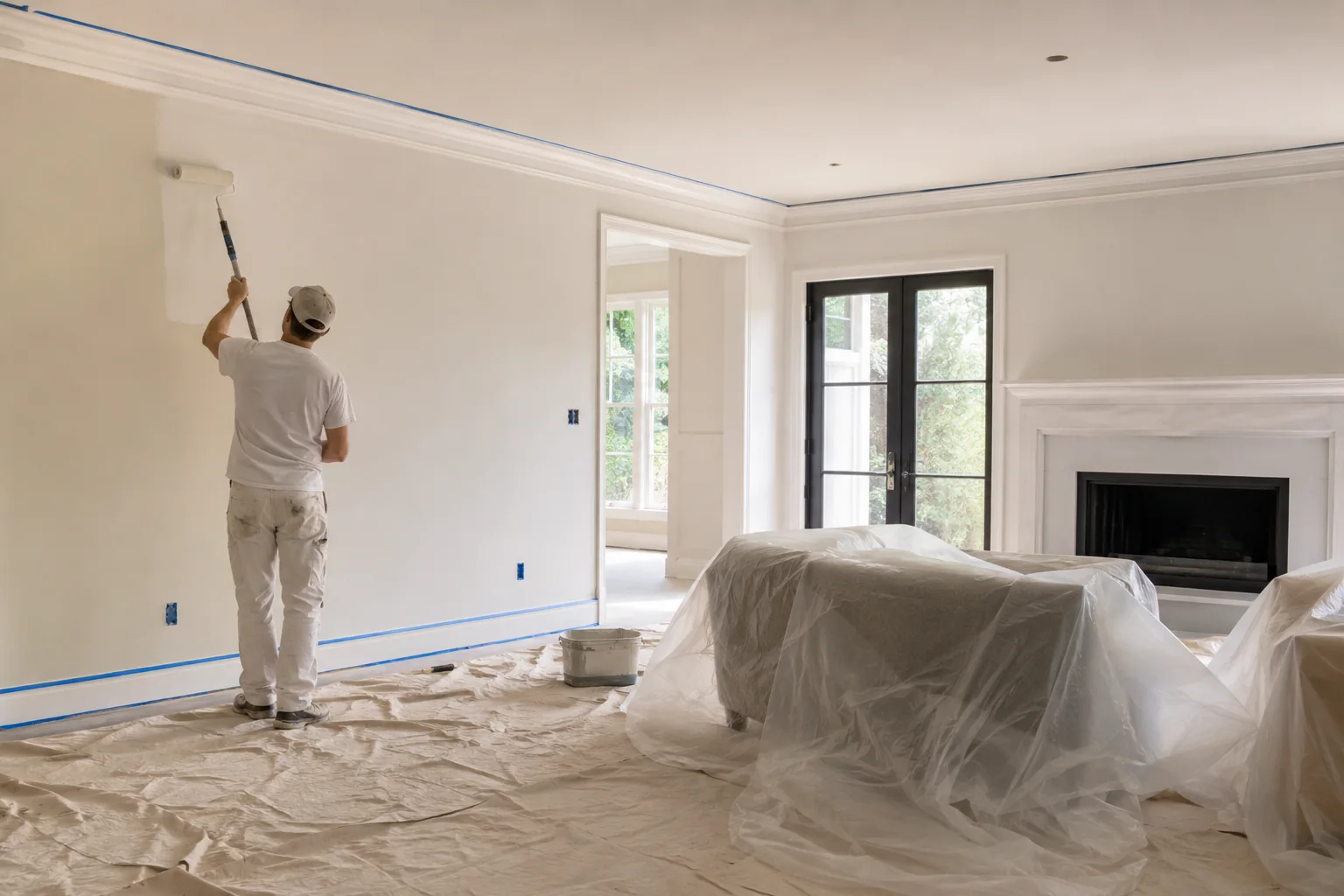 Representative interior painting scene